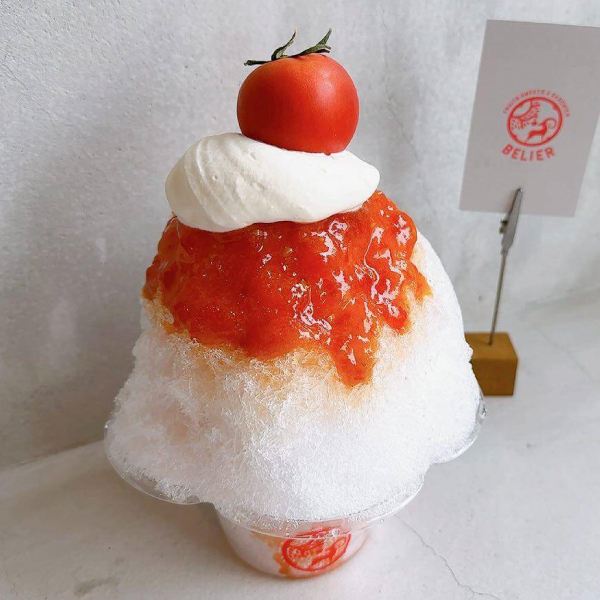 トマト氷の写真